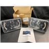 Image 1 : Lot of 2 LED Headlights for Off-Road Vehicles - 4x6 inch - Brand New