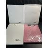 Image 2 : Lot of 3 Wonderpool Faux Leather A4 Clipboards/Notepad Portfolios - Pink - Brand New!