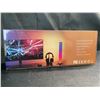 Image 2 : Lot of 1 Set of RGB Color-Changing Ambiance Light Bars - 2 Lights in Box - 10 inch - Brand New!