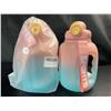 Image 1 : Lot of 2 Sports Water Bottles w/ Handle - 54oz - Pink/Blue Gradient Design - Brand New