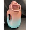 Image 3 : Lot of 2 Sports Water Bottles w/ Handle - 54oz - Pink/Blue Gradient Design - Brand New