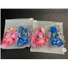 Image 1 : Lot of 2 Packs of Disney's Lilo and Stitch Keychains - 2 per pack/4 Total
