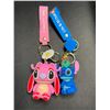 Image 2 : Lot of 2 Packs of Disney's Lilo and Stitch Keychains - 2 per pack/4 Total