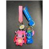 Image 2 : Lot of 2 Packs of Disney's Lilo and Stitch Keychains - 2 per pack/4 Total