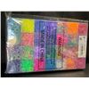 Image 2 : Lot of 1 Rubber Band/Rainbow Loom Crafting Refill Kit - 11900+ PCS