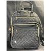 Image 1 : Lot of 1 Black Quilted Design Backpack-Style Diaper Bag - Brand New