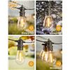 Image 2 : Lot of 1 Box of Outdoor Patio String Lights - Long 60FT Length - Edison Shatterproof Bulbs