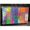 Image 2 : Lot of 1 Rubber Band/Rainbow Loom Crafting Refill Kit - 11900+ PCS