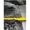 Image 3 : Lot of 1 Large Fuzzy/Shaggy Fluffy Pet Bed - Black - Over 3FT!