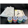 Image 1 : Lot of 2 Car Kits/Car Cleaning Kits - Includes 4 Jars of Super Clean, Brush, and Ice Scraper