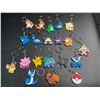 Image 3 : Lot of 2 Packs of Pokemon Keychains - 20PCS Each Pack/Assorted Pokemon Characters!
