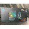 Image 1 : Lot of 1 RGB Illuminated Gaming Keyboard & Mouse Set with Mousepad