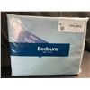 Image 2 : Lot of 1 Bedsure Essentials Duvet Cover Set - King Size (104 x 90in) - Mineral Blue