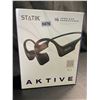 Image 1 : Lot of 1 STATIK AKTIVE Open-Ear Bluetooth Sport Headphones; Water/Sweat/Life Proof - New Sealed!!