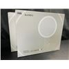 Image 1 : Lot of 2 KerMiCi Roman Column LED Light-Up Makeup Mirrors w/ Touch Sensor - Brand New!