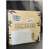 Image 1 : Lot of 1 Decolure 100% Genuine Bamboo Sheet Set - King Size - Taupe