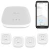 Image 1 : Lot of 1 Yolink Smart Home Starter Kit: Water Sensor 4-Pack & Hub Kit - Brand New