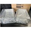 Image 2 : Lot of 2 Clear Stackable Fridge Organizers - Brand New