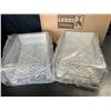 Image 2 : Lot of 2 Clear Stackable Fridge Organizers - Brand New