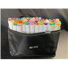 Image 1 : Lot of 1 Multi-Pack of Alcohol Dual-Tip Aritst/Sketch Markers - 80 PCS/Colours - Brand New!