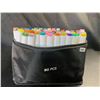 Image 1 : Lot of 1 Multi-Pack of Alcohol Dual-Tip Aritst/Sketch Markers - 80 PCS/Colours - Brand New!