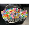 Image 2 : Lot of 1 Multi-Pack of Alcohol Dual-Tip Aritst/Sketch Markers - 80 PCS/Colours - Brand New!