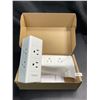 Image 1 : Lot of 1 2-Pack of Wall Outlet Extenders/Multi-Outlet Wall Plugs - Brand New!