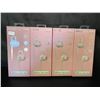 Image 1 : Lot of 4 Palovue Neoflow Color Earphones for iPhone - Lightning Connector - Brand New! - Pink