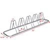 Image 2 : Lot of 1 Simple Houseware 5-Compartment Bicycle Rack - Brand New!