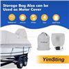 Image 7 : Lot of 1 YimSting Boat Cover 20-22 FT Waterproof Boat Cover w/ Motor Cover - BRAND NEW!!