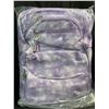 Image 1 : Lot of 1 Girls Star Purple Design Backpack - Brand New