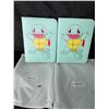 Image 1 : Lot of 2 Leather Pokemon Premium Card Binders - Squirtle Design - Holds Approx. 400 Cards Each