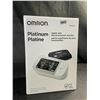 Image 1 : Lot of 1 OMRON Platinum Upper Arm Blood Pressure Monitor - BRAND NEW!