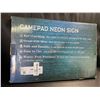 Image 3 : Lot of 1 Large (16-Inch) Neon LED Gamepad Wall Decor Sign - Brand New!