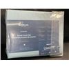 Image 1 : Lot of 1 Bedsure Essentials Duvet Cover Set - Full Size (80 x 90in) - Mineral Blue