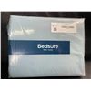 Image 2 : Lot of 1 Bedsure Essentials Duvet Cover Set - Full Size (80 x 90in) - Mineral Blue
