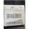 Image 2 : Lot of 1 Queen Size Fluffy Duvet Cover Set - Brand New - Grey