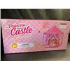 Image 1 : Lot of 1 Princess Playhouse Castle with Cotton Ball String Light - 55 x 53 inch Size - (For Ages 3+)