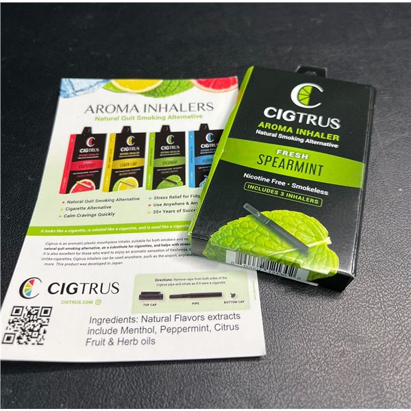 Lot of 1 Cigtrus Nicotine 3 Pack Inhaler Sticks