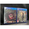Image 1 : Lot of 2 Playstation 4 Video Games - Resident Evil 2 Revelations & Shadow of The Tomb Raider