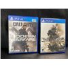 Image 1 : Lot of 2 Playstation 4 Video Games - Call of Duty Modern Warfare & Nier Automata