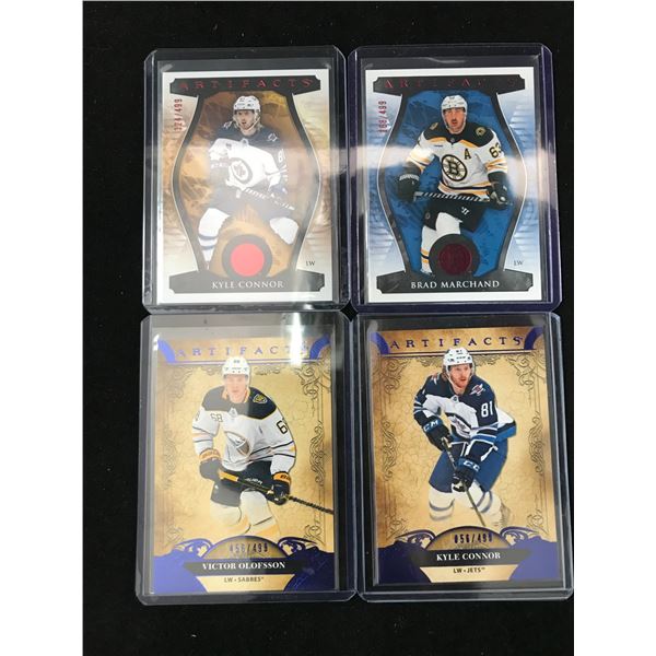 LOT OF NUMBERED/PATCH NHL STAR CARDS