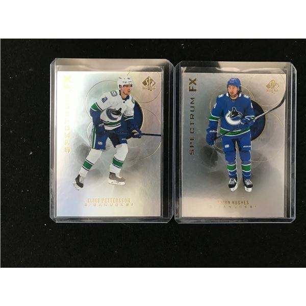 LOT OF VANCOUVER CANUCKS NHL STAR CARDS