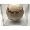 Image 2 : 1957 WORLD SERIES CHAMPS MILWAUKEE BRAVES TEAM SIGNED BALL (AARON, MATHEWS...) JSA LOA