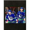 Image 1 : QUINN HUGHES AND ELIA PETTERSSON SIGNED 8 X 10 (GCG HOLO)