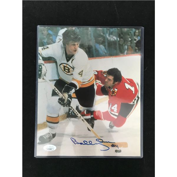 BOBBY ORR SIGNED 8X10 PHOTO JSA COA