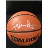 Image 1 : HAKIM OLAJUWAN SIGNED SPALDING BASKETBALL (BECKETT COA)