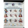 Image 1 : 50TH NHL ALL STAR GAME UNCUT STAMP SHEET