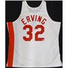 Image 1 : JULIUS ERVING SIGNED AND MULTI INSCRIBED NETS MITCHELL AND NESS JERSEY (BECKETT COA)