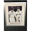 Image 1 : JOE DIMAGGIO CUSTOM FRAMED 20 X 30 DISPLAY